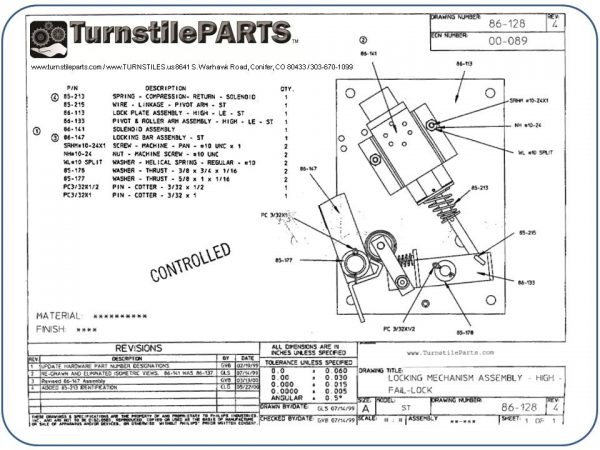 Turnstile Parts - Phillips Burle - Image 11