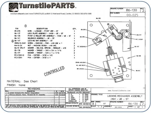 Turnstile Parts - Phillips Burle - Image 10