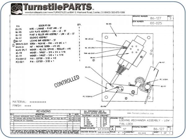 Turnstile Parts - Phillips Burle - Image 9