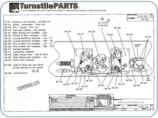 Turnstile Parts - Phillips Burle - Image 7