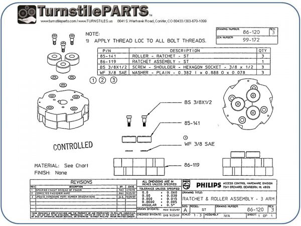 Turnstile Parts - Phillips Burle - Image 4