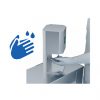 BR2-TM-DH Tripod Turnstile with Hand Sanitizer Dispenser - Image 4