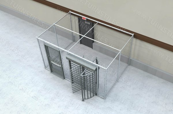 EntraBOX Turnstile and Gate Fence Enclosure - Image 7