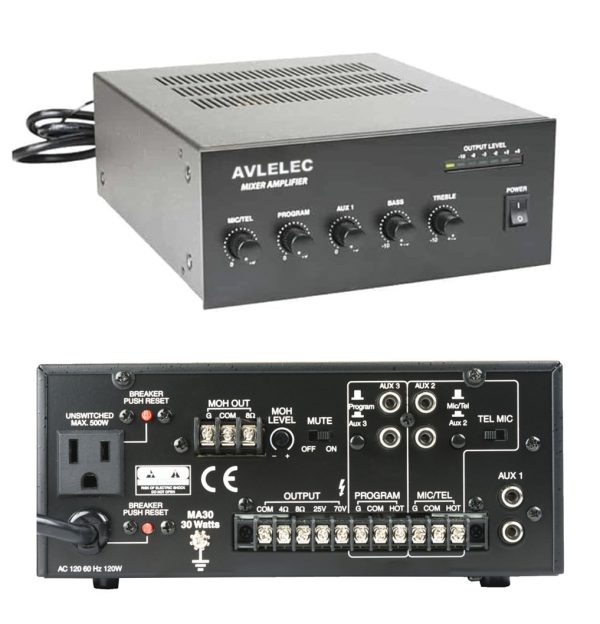 AVLELEC MA30 Sound Masking Amplifier - Image 3