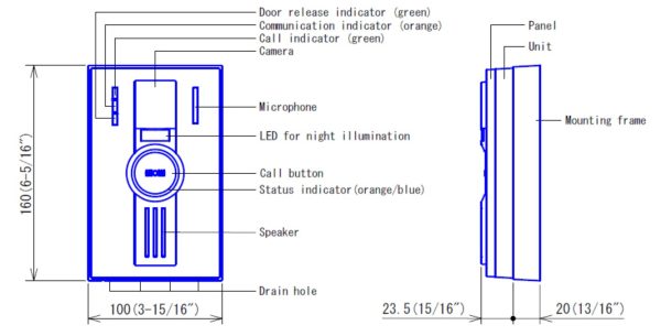 IX-EA Audio & Video Door Station (Replaces IX-DA) - Image 3