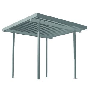 www.TURNSTILES.us - Post Supported Basic Canopy